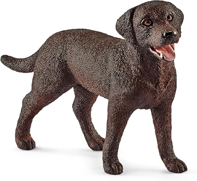 Schleich Farm World, Realistic Animal Toys for Kids and Toddlers, Labrador Retriever Dog Toy Figurine, Ages 3+ - Figurio