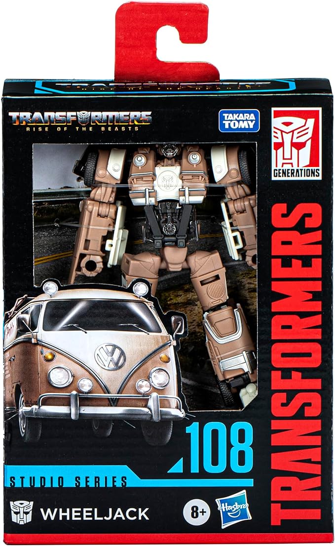 Transformers Toys Studio Series Deluxe Rise of The Beasts 108 Wheeljack, 4.5-inch Converting Action Figure, 8+ - Figurio