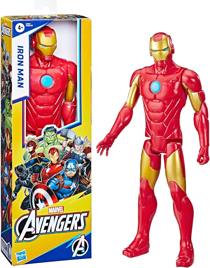 Hasbro Marvel Avengers Titan Hero Series, 12-Inch Iron Man Figure - Figurio