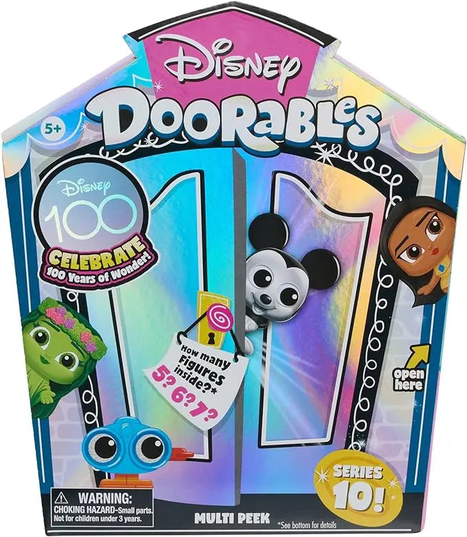 Disney Doorables NEW Multi Peek Series 10, Collectible Blind Bag Figures, Styles May Vary, Kids Toys for Ages 5 Up by Just Play - Figurio