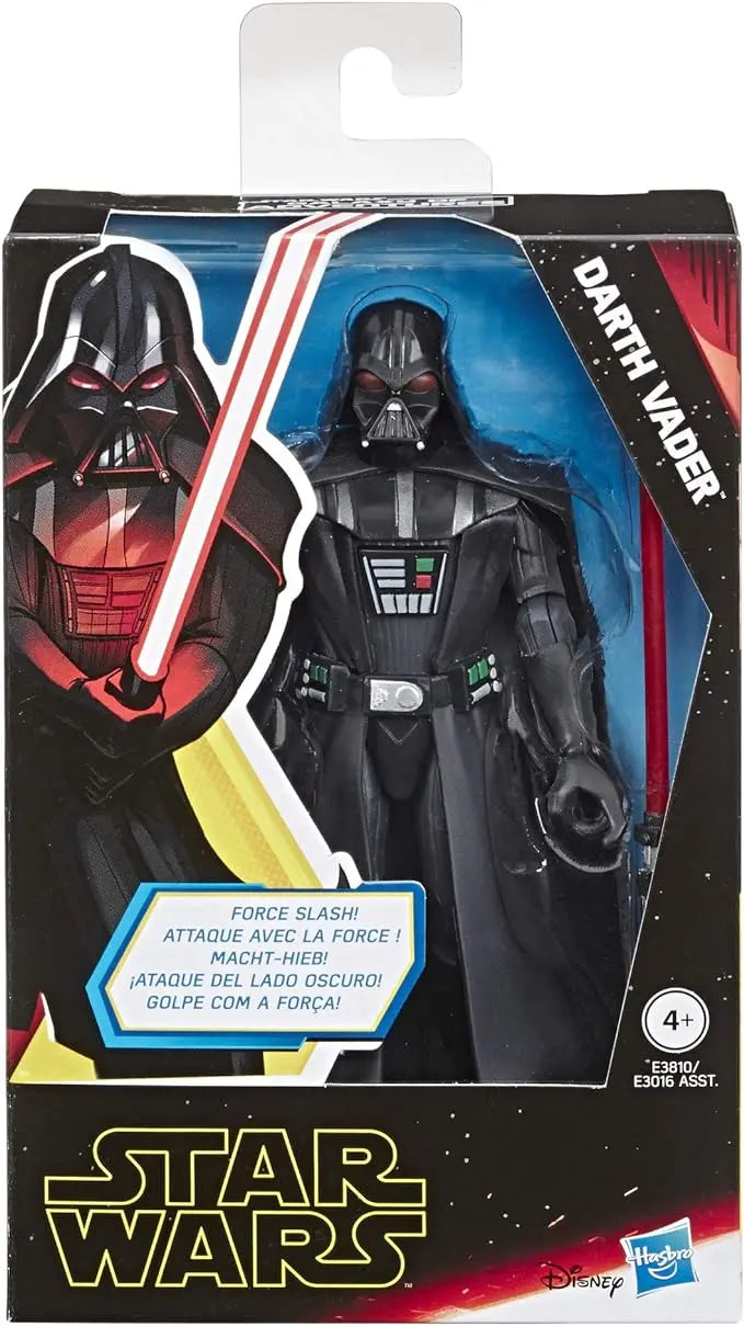 STAR WARS Galaxy of Adventures Darth Vader 5"-Scale Action Figure Toy Inspired by The Original Trilogy with Fun Action Move - Figurio