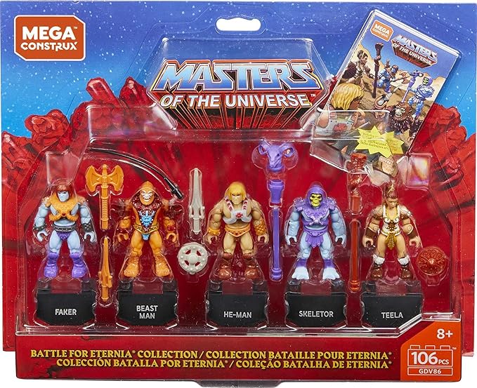 Mega Construx Heroes Battle for Eternia Collection Micro Action Figure Building Set - Figurio