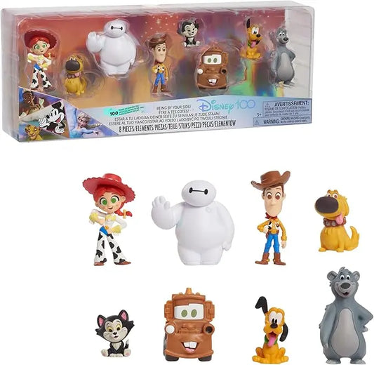 Disney100 Years of Being By Your Side, Limited Edition 8-piece Figure Set, Kids Toys for Ages 3 Up by Just Play - Figurio