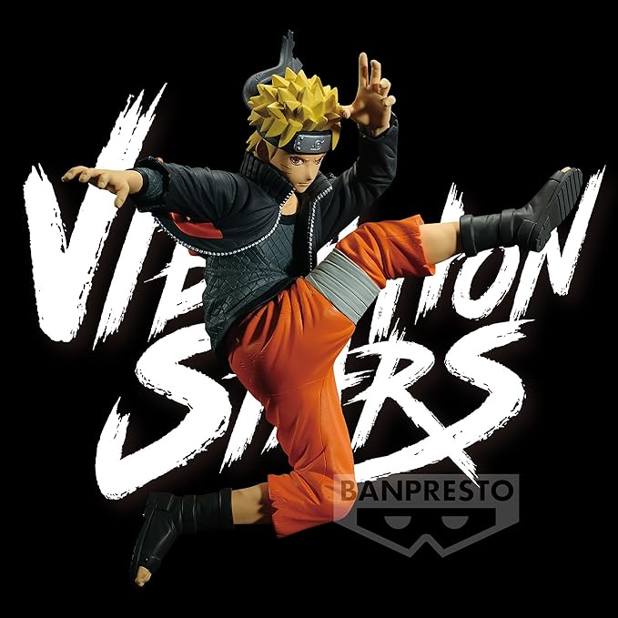 Banpresto - Naruto Shippuden - Uzumaki Naruto IV, Bandai Spirits Vibration Stars Figure - Figurio