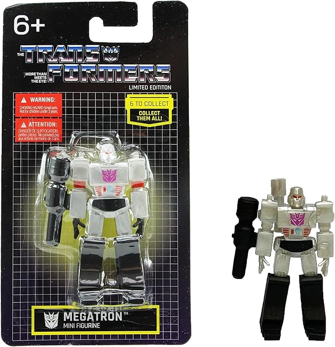 Limited Edition Transformers 2.5" Mini Figure Collectible Twin Packs - Optimus Prime & Megatron - Figurio