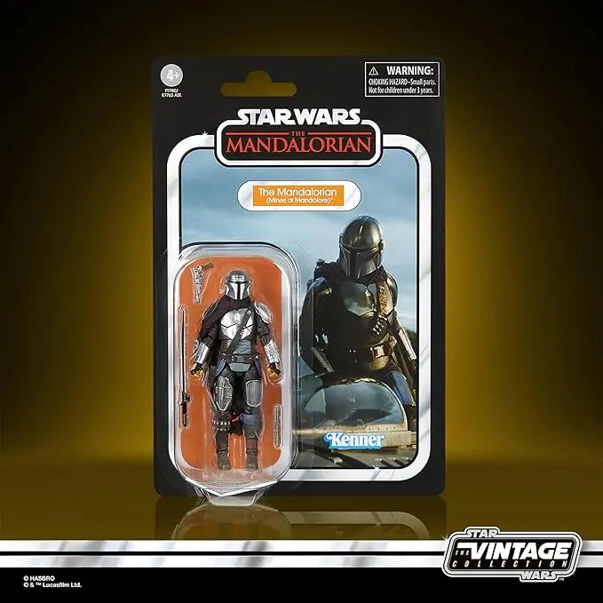 STAR WARS The Vintage Collection The Mandalorian (Mines of Mandalore), The Mandalorian 3.75-Inch Collectible Action Figure - Figurio