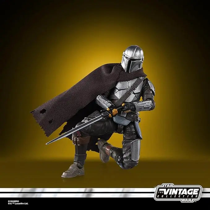 STAR WARS The Vintage Collection The Mandalorian (Mines of Mandalore), The Mandalorian 3.75-Inch Collectible Action Figure - Figurio