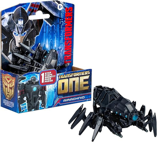 Transformers One Cog Changer Airachnid 4-Inch Robot Action Figure, Interactive Toys for Boys and Girls Ages 6 and Up - Figurio