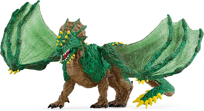 Schleich Eldrador Creatures New 2024 Jungle Dragon Action Figure - Figurio