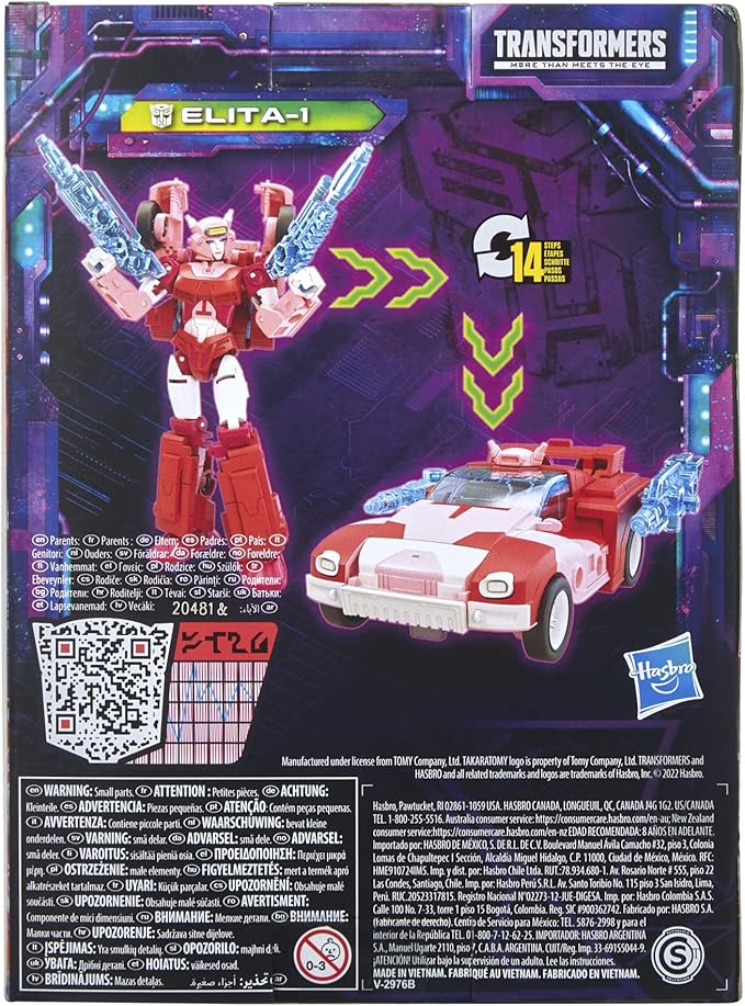 Transformers Toys Generations Legacy Deluxe Elita-1 Action Figure - Kids Ages 8 and Up, 5.5-inch - Figurio