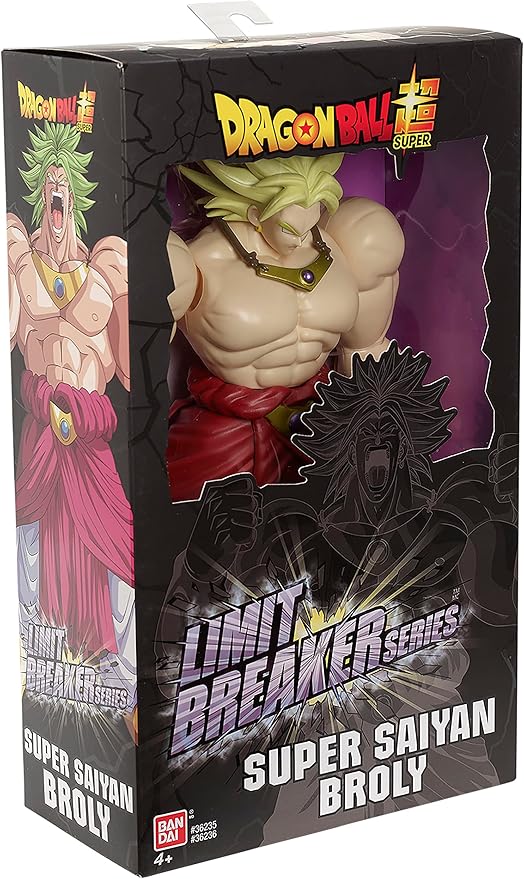 Dragon Ball Super – Super Saiyan Broly Limit Breaker 13” Figure, S1 Super Saiyan Broly, Series 1 (36236) - Figurio