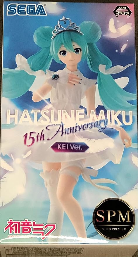 SEGA - Hatsune Miku Series SPM Statue - Hatsune Miku 15th Anniversary Kei Ver., Black - Figurio