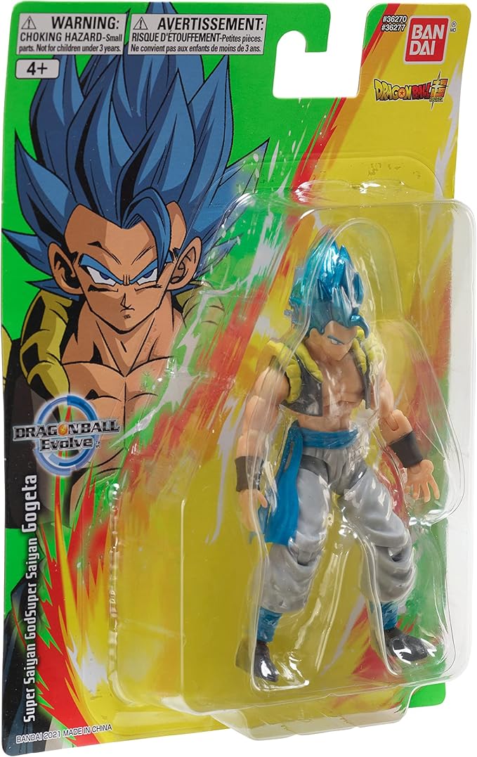 Bandai America - Dragon Ball Evolve 5 Action Figure Super Saiyan Blue Gogeta - Figurio