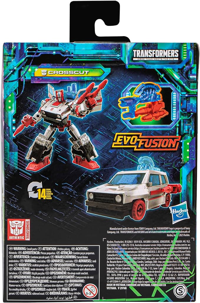 Transformers Toys Legacy Evolution Deluxe Crosscut Toy, 5.5-inch, Action Figure for Boys and Girls Ages 8 and Up - Figurio