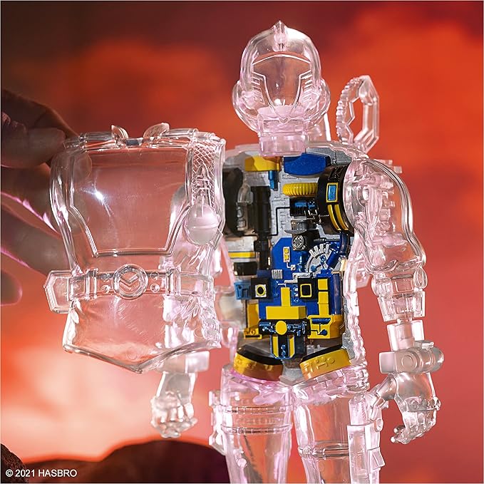 Super7 G.I. Joe Super Cyborg Cobra B.A.T. (Clear) Action Figure, Multicolor - Figurio