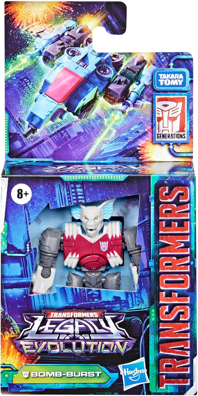 Transformers Toys Legacy Evolution Core Bomb-Burst Toy, 3.5-inch, Action Figure for Boys and Girls Ages 8 and Up - Figurio