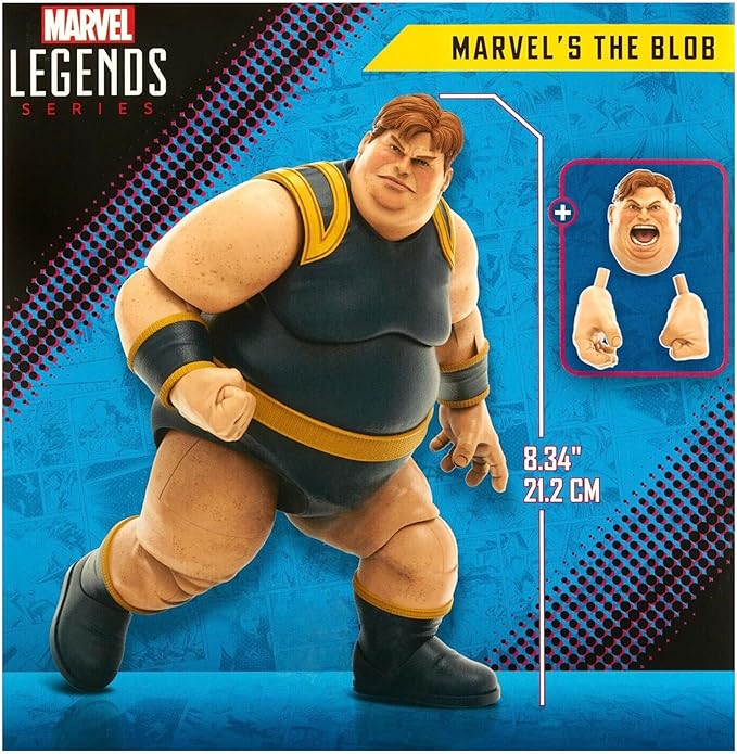 Marvel Legends X-Men 60th Anniversary 6 Inch Action Figure | The Blob - Figurio