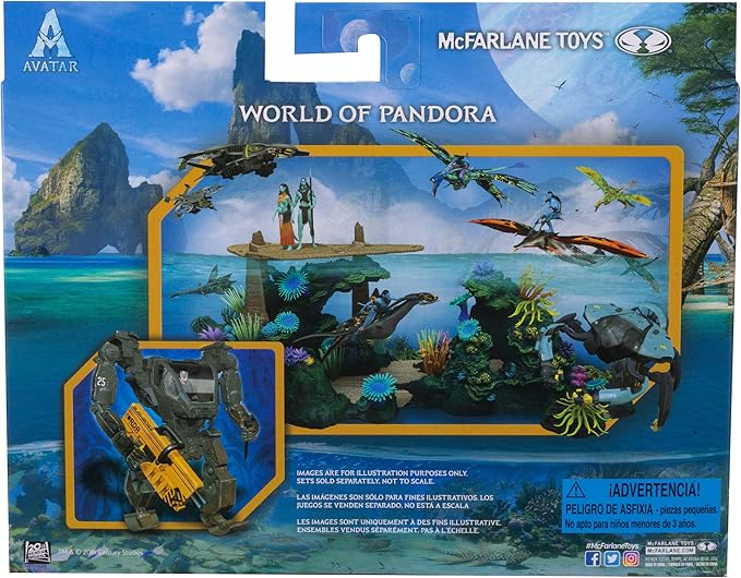 McFarlane - Avatar: The Way of Water - World of Pandora - Amp Suit with RDA Driver - Figurio