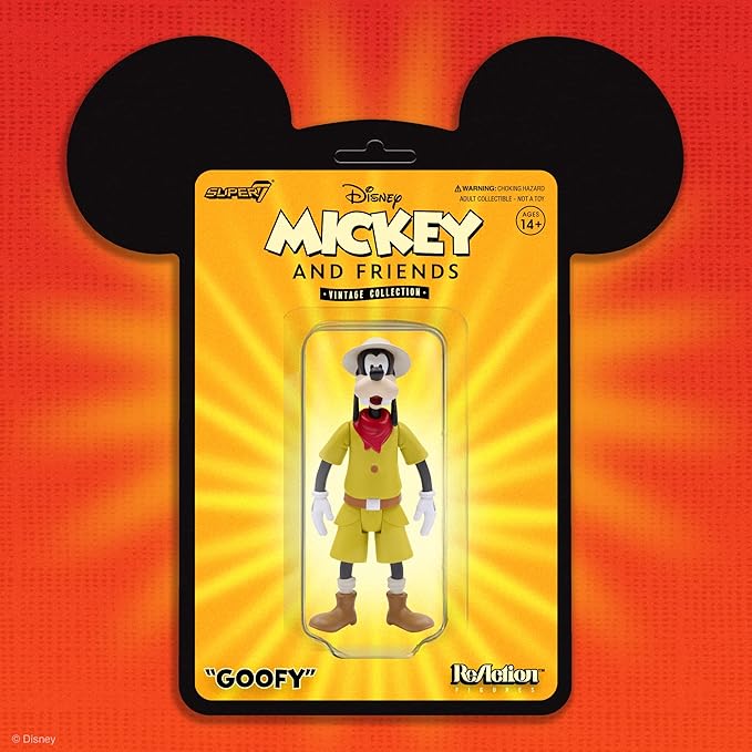 Super7 Disney Vintage Collection Goofy 3.75 in ReAction Figure - Figurio