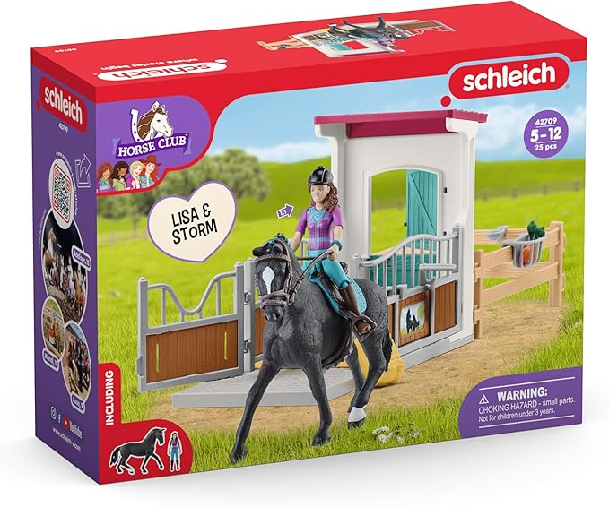 Schleich Horse Box with Lisa & Storm - Figurio