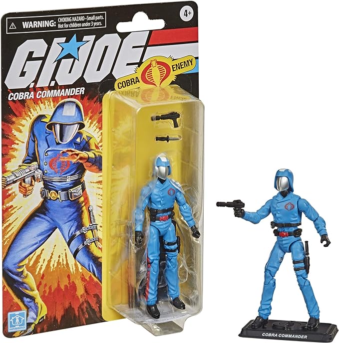 Hasbro Cobra Commander Figure 12cm G.I.Joe Retro Series F10025x0 - Figurio