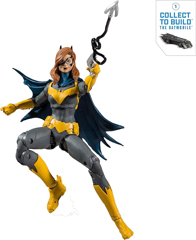 McFarlane Toys DC Multiverse Batgirl: Art of The Crime Action Figure with Build-A Rebirth Batmobile (Piece 1) - Figurio