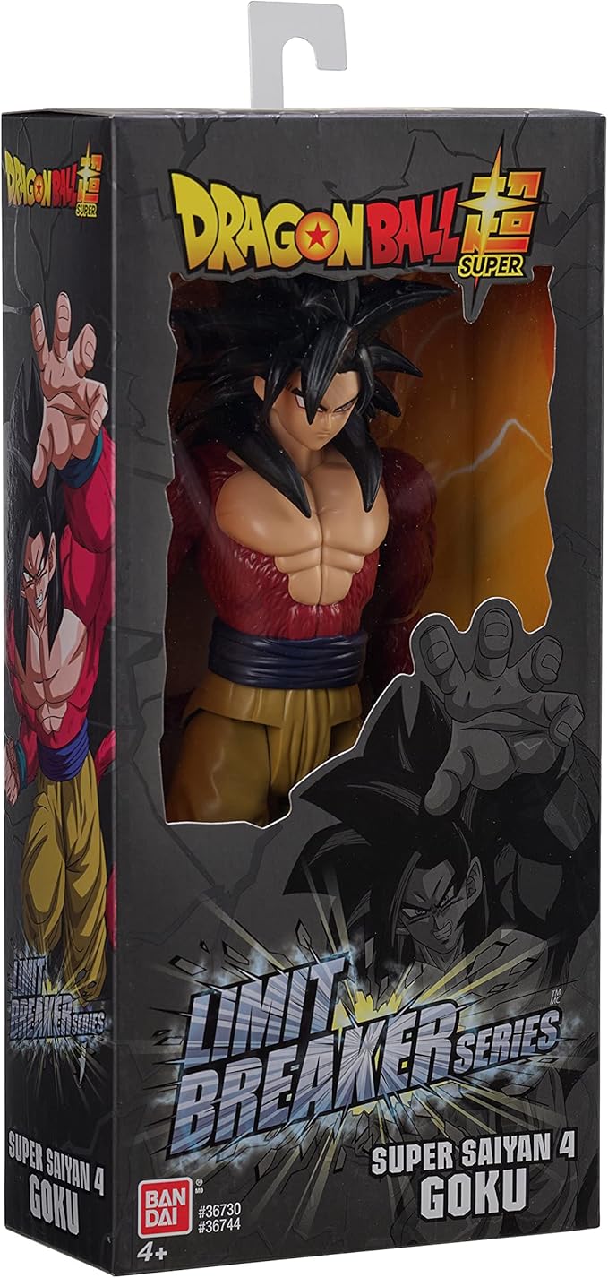 Bandai America - Dragon Ball Super Limit Breaker Super Saiyan 4 Goku 12 Figure - Figurio