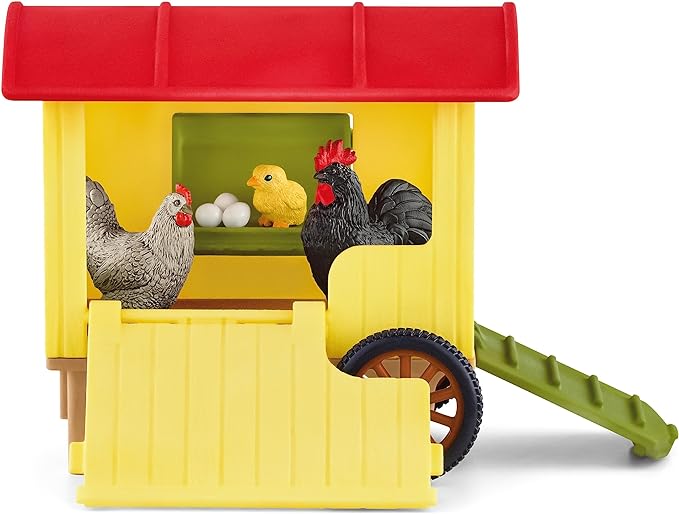 Schleich Farm World Giant 123-Piece Playset Pack with Farmhouse, Chicken Coop, Horse Stall, Farm Toys for Toddlers Ages 3+ - Figurio