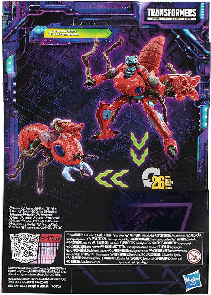 Transformers Toys Generations Legacy Voyager Predacon Inferno Action Figure - Kids Ages 8 and Up, 7-inch - Figurio