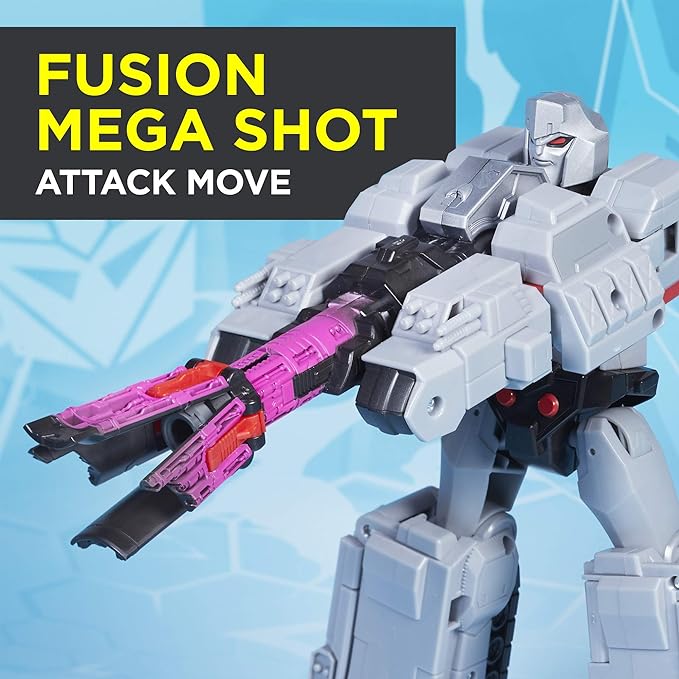 Transformers Toys Cyberverse Action Attackers Ultimate Class Megatron Action Figure - Repeatable Fusion Mega Shot Action Attack - for Kids Ages 6 & Up, 11.5" - Figurio