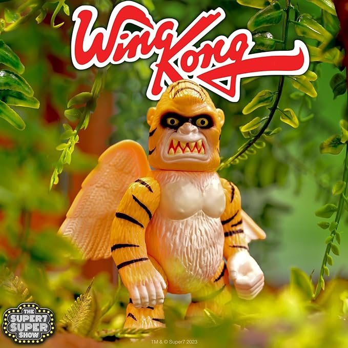 Super7 Tiger Wing Kong - 3.75" Wing Kong Action Figure Campy Horror Collectibles and Retro Toys - Figurio