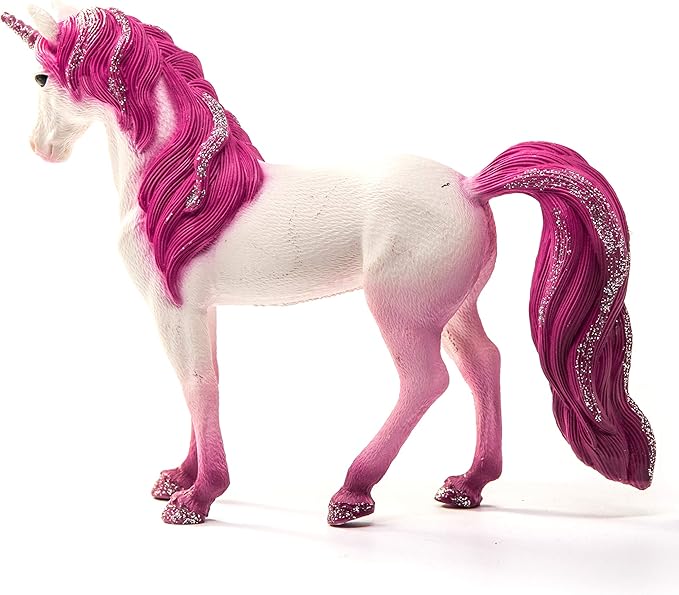 Schleich bayala, Unicorn Toys for Girls and Boys, Mandala Unicorn Mare Unicorn Figurine, Pink, Ages 5+ - Figurio