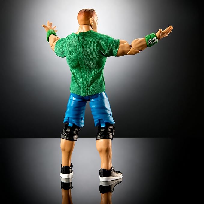 Mattel WWE Elite Collection Action Figure, WrestleMania John Cena with Accessory & Nicholas Build-A-Figure Parts - Figurio