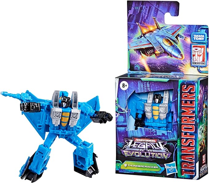 Transformers Toys Legacy Evolution Core Thundercracker Toy, 3.5-inch, Action Figure for Boys and Girls Ages 8 and Up - Figurio