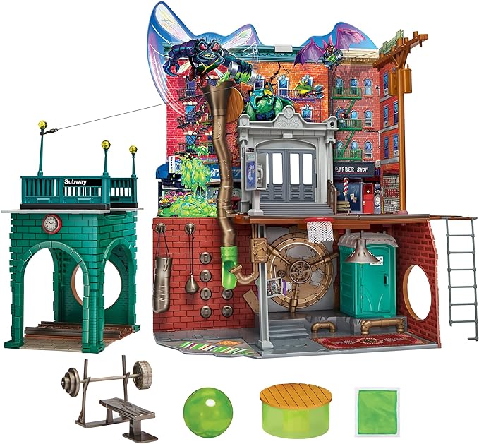 Teenage Mutant Ninja Turtles: Mutant Mayhem Sewer Lair Playset by Playmates Toys - Figurio