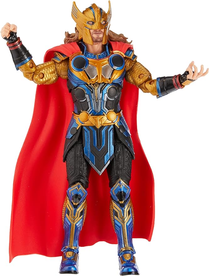 Marvel Legends Series Thor: Love and Thunder Thor Action Figure 6-inch Collectible Toy, 3 Accessories - Figurio