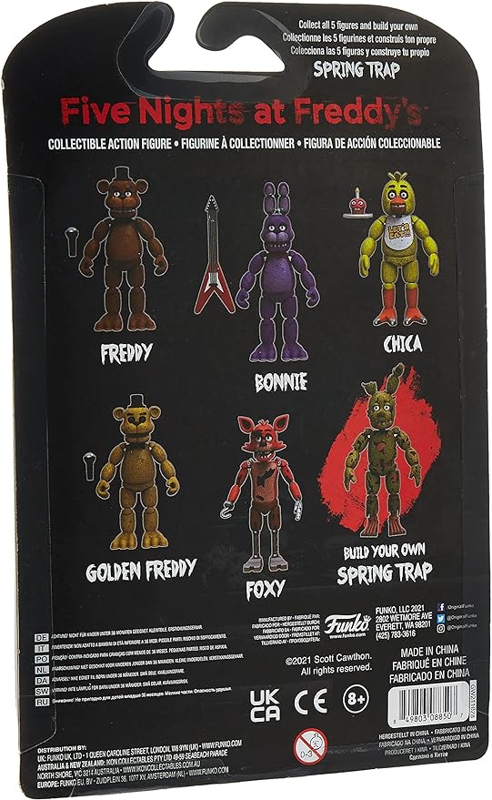 Funko Five Nights at Freddy's POP Articulated Golden Freddy Action Figure, Multicolor, 5.5 inches - Figurio