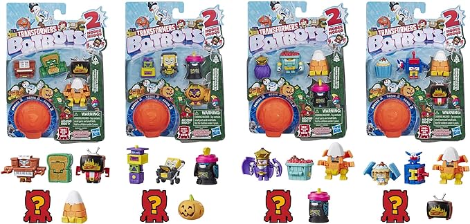 Transformers Toys Botbots Series 3 Season Greeters 5 Pack – Mystery 2-in-1 Collectible Figures! Kids Ages 5 & Up (Styles & Colors May Vary) by Hasbro - Figurio