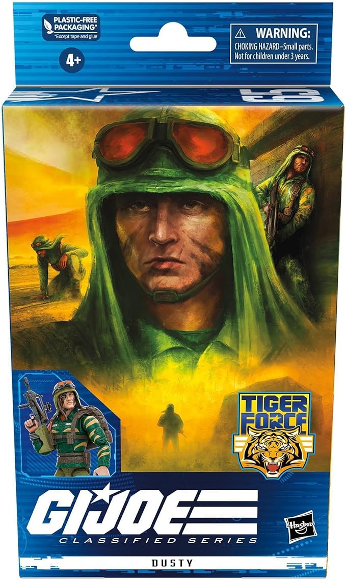 Hasbro Joe Classified Series G.I. Figure - 6" Figure and Accessories - Tiger Force Dusty - F7731 - Figurio