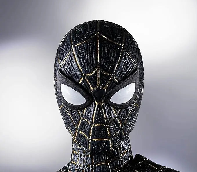 TAMASHII NATIONS - Spider-Man: No Way Home - Spider-Man (Black & Gold Suit), Bandai Spirits S.H.Figuarts Action Figure - Figurio