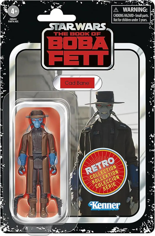 STAR WARS Retro Collection Cad Bane, The Book of Boba Fett 3.75 Inch Collectible Action Figures, Ages 4 and Up - Figurio