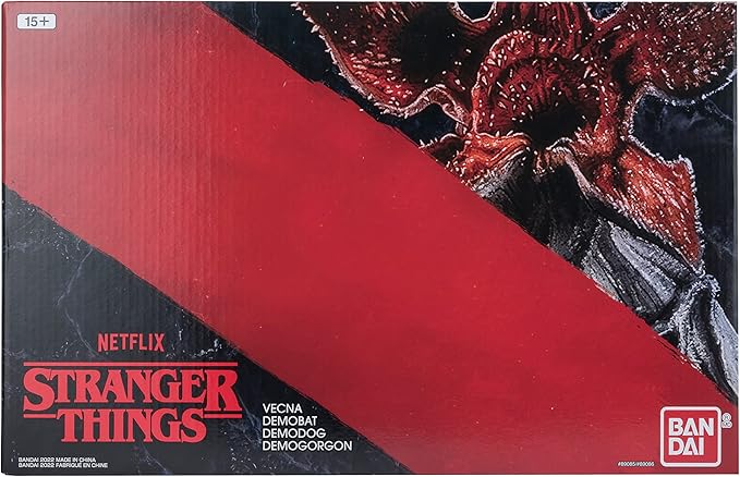 Bandai Namco - Stranger Things - Bloody Vecna, Demogorgon, Demodog, & Demobat Vinyl Figures 4-Pack Deal - Figurio