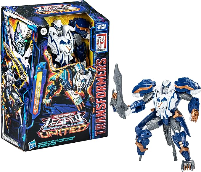 Transformers Legacy United Voyager Class Prime Universe Thundertron, 7-Inch Converting Action Figure, 8+ - Figurio