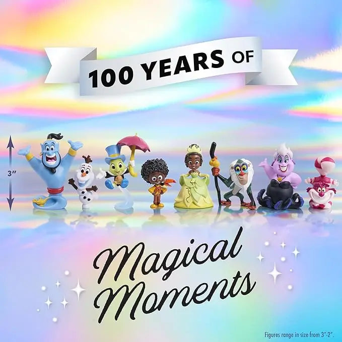 Disney100 Years of Magical Moments, Limited Edition 8-piece Figure Set, Kids Toys for Ages 3 Up by Just Play - Figurio