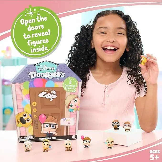 Disney Doorables Just Play New Up Collector Pack, Collectible Blind Bag Figures, Kids Toys for Ages 5 Up, Amazon Exclusive - Figurio