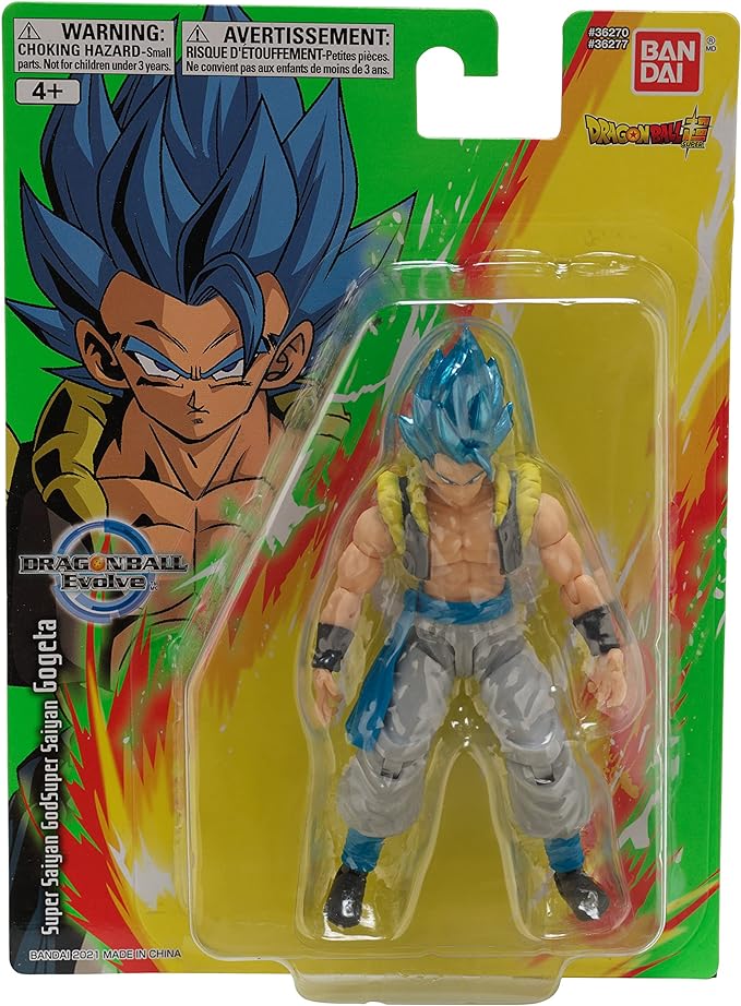 Bandai America - Dragon Ball Evolve 5 Action Figure Super Saiyan Blue Gogeta - Figurio