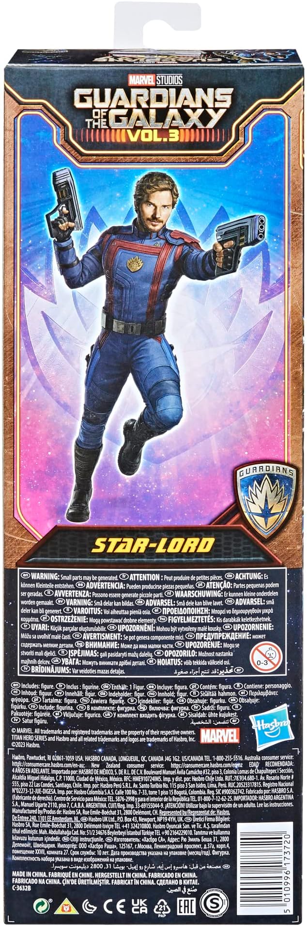 Marvel Guardians of The Galaxy Vol.3 Titan Hero Series Star-Lord Action Figure, 11-Inch Action Figure, Super Hero Toys for Kids, Ages 4 and Up - Figurio