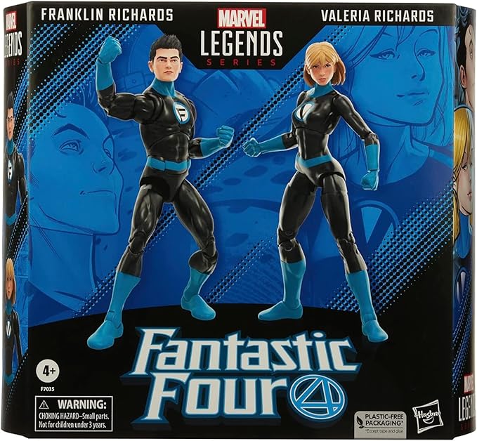 Marvel Legends Series Fantastic Four Franklin Richards and Valeria Richards - Figurio