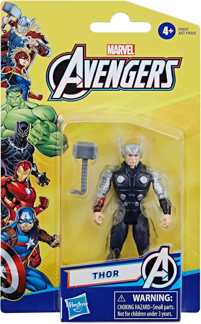 Marvel Epic Hero Series Thor Action Figure, 4-Inch, Avengers Super Hero Toys for Kids Ages 4 and Up - Figurio