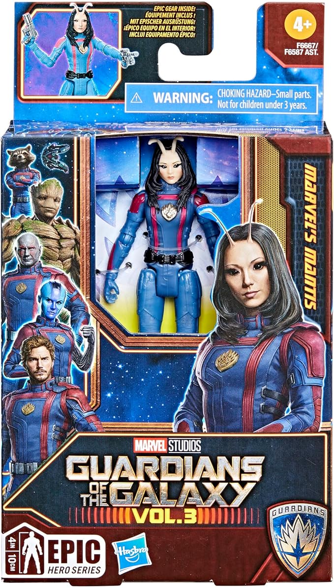 Marvel Studios’ Guardians of The Galaxy Vol. 3 Mantis Action Figure, Epic Hero Series, Super Hero Toys for Kids Ages 4 and Up, Toys - Figurio